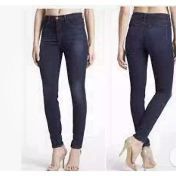 J brand Jeans Maria High Rise Skinny Jeans Dark Wash Size 30 - Picture 1 of 5